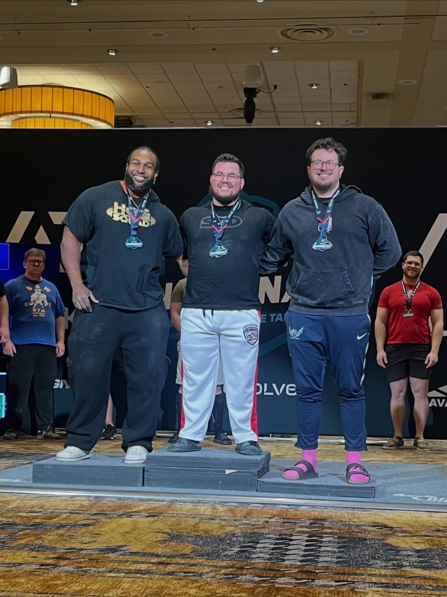 Jessie on the top step of the podium at Open Nationals 2026